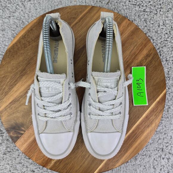 Converse CTAS All Star Shoreline Slub Linen Casual Daily Sneakers Womens 6.5 - Picture 6 of 12